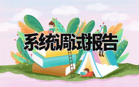 系统调试报告通用范文 系统调试总结汇报模板