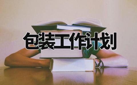 包装工作计划精选范文 包装工作开展实施计划模板