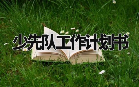 少先队工作计划书 少先队下一步工作安排 (13篇)