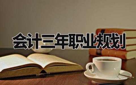 会计三年职业规划精选范文 财务会计个人职业发展规划书模板
