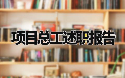 项目总工述职报告怎么写 项目总工个人述职总结