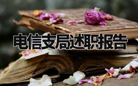 电信支局述职报告总结简短 电信述职报告范文精选大全