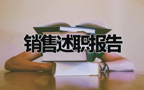 2024销售述职报告怎么写 销售人员2024述职报告范文