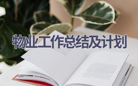 2023物业工作总结及计划范文(11篇）