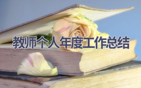 2023年教师个人年度工作总结范文(6篇）
