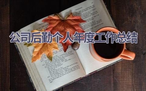 公司后勤个人年度工作总结范文(15篇）