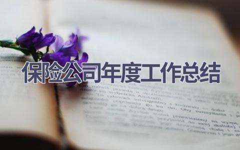 2023保险公司年度工作总结范文(14篇）