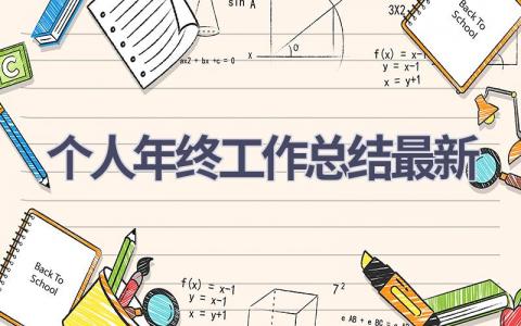 个人年终工作总结最新范文(20篇）