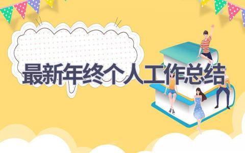 最新年终个人工作总结范文(21篇）