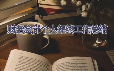 财务会计个人年终工作总结范文(6篇）