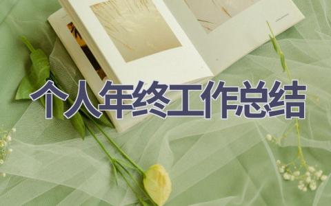 个人年终工作总结2023范文(15篇）