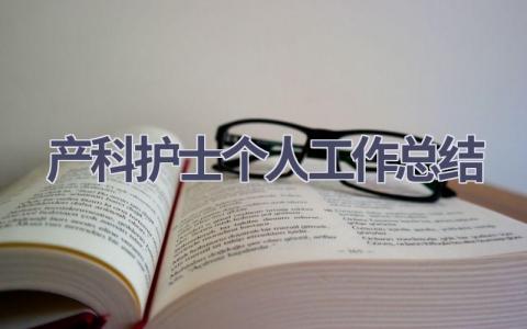 产科护士个人工作总结范文(19篇）