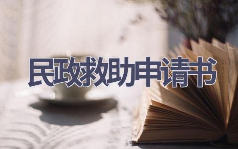 民政救助申请书(5篇）