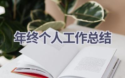 2024年终个人工作总结(20篇）