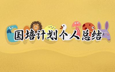 2024国培计划个人总结(16篇）