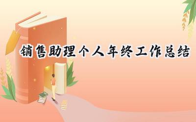 2024销售助理个人年终工作总结(15篇）
