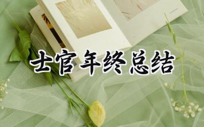 士官年终总结(8篇）