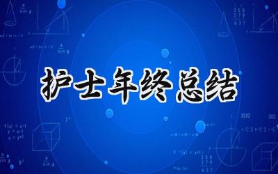 护士年终总结2024(13篇）