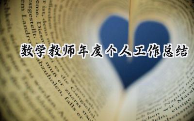 2024数学教师年度个人工作总结(17篇）