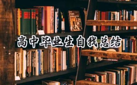 高中毕业生自我总结(15篇）