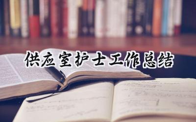 供应室护士工作总结(9篇）