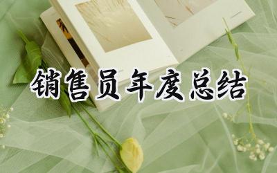 销售员年度总结(14篇）