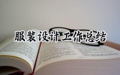 服装设计工作总结(7篇）