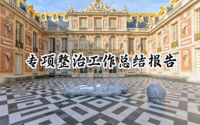 专项整治工作总结报告(18篇）