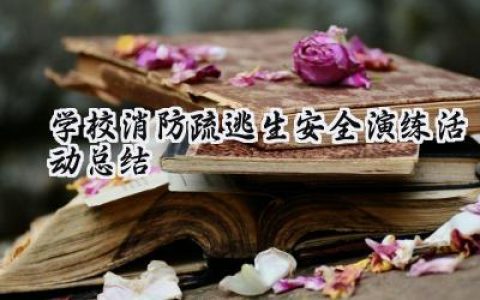 学校消防疏逃生安全演练活动总结(7篇）