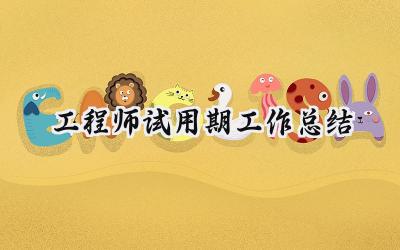 工程师试用期工作总结(10篇）
