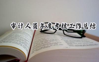 审计人员年度考核工作总结(11篇）
