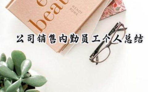 公司销售内勤员工个人总结(9篇）