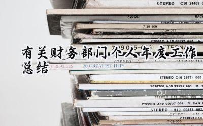有关财务部门个人年度工作总结(17篇）