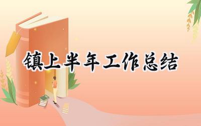 镇上半年工作总结(14篇）