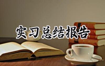 实习总结报告(13篇）