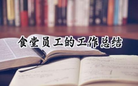 食堂员工的工作总结(13篇）