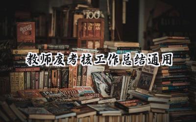 教师度考核工作总结通用(18篇）