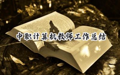 中职计算机教师工作总结(18篇）