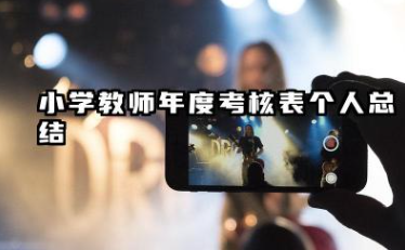 小学教师年度考核表个人总结 教师个人工作总结优秀范文