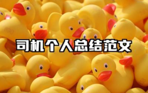 司机个人总结范文 司机年度考核个人总结