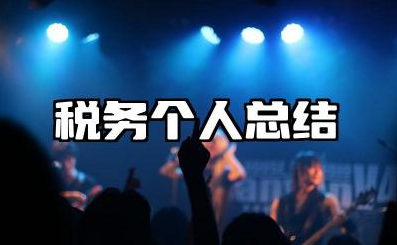 税务年终工作总结 税务个人工作总结范文