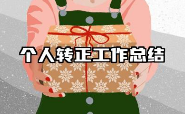 试用期转正个人工作总结范文 个人转正工作总结内容