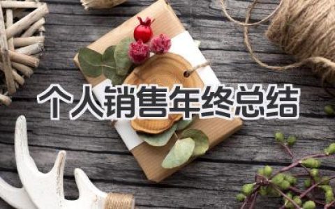 个人销售年终总结 销售岗位年度个人总结​