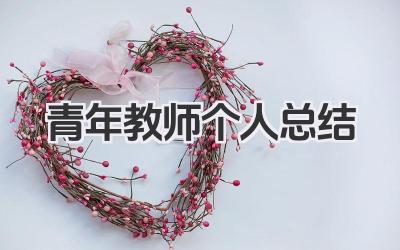青年教师个人总结 青年教师成长与教学工作总结