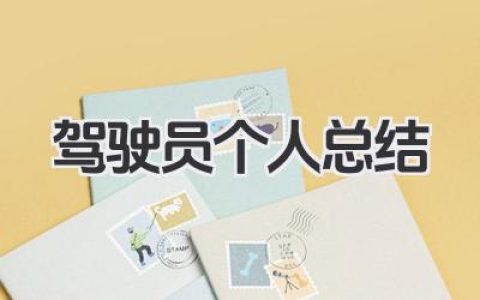 驾驶员个人总结 驾驶员工作小结​