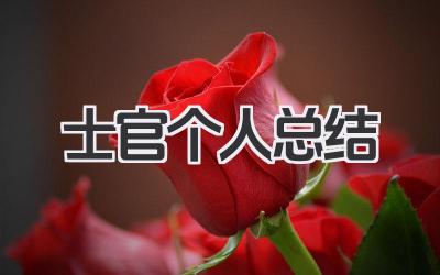 士官个人总结 士官工作总结​