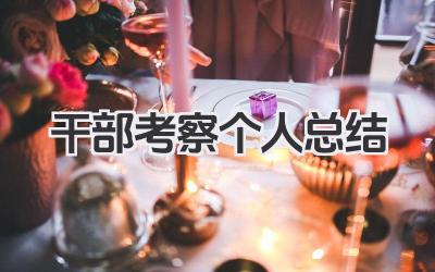 干部考察个人总结 干部考察总结