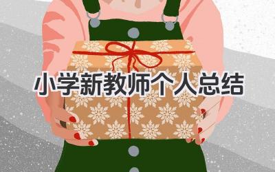 小学新教师个人总结 小学新教师总结