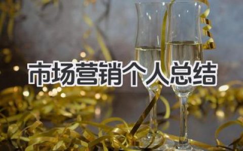 市场营销个人总结 市场营销总结​