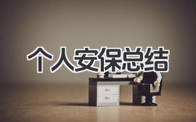 个人安保总结 个人安全保卫工作小结